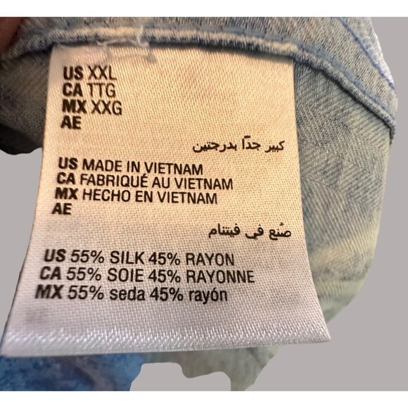 Club Room Men's Collared button Down DressShirt Size XXL - Picture 10 of 12